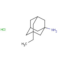 41100-45-2 (3-Ethyl-1-adamantyl)amine hydrochloride chemical structure