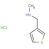 210552-07-1 N-Methyl-1-(3-thienyl)methanamine hydrochloride chemical structure