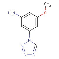 883291-48-3 3-Methoxy-5-(1H-tetrazol-1-yl)aniline chemical structure