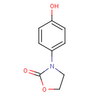 97389-25-8 3-(4-Hydroxyphenyl)-1,3-oxazolidin-2-one chemical structure