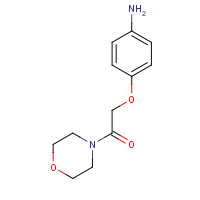 76870-09-2 [4-(2-Morpholin-4-yl-2-oxoethoxy)phenyl]amine chemical structure