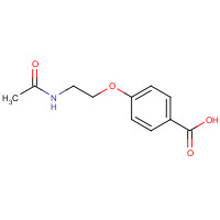 297137-62-3 4-[2-(Acetylamino)ethoxy]benzoic acid chemical structure