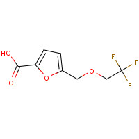 488795-29-5 5-[(2,2,2-Trifluoroethoxy)methyl]-2-furoic acid chemical structure