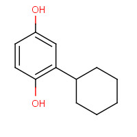 4197-75-5 2-Cyclohexylbenzene-1,4-diol chemical structure