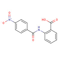 6345-04-6 2-[(4-Nitrobenzoyl)amino]benzoic acid chemical structure