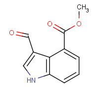53462-88-7 Methyl 3-formyl-1H-indole-4-carboxylate chemical structure