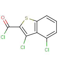 34576-86-8 3,4-Dichloro-1-benzothiophene-2-carbonyl chloride chemical structure