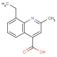 288151-72-4 8-Ethyl-2-methylquinoline-4-carboxylic acid chemical structure
