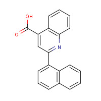 6265-23-2 2-(1-Naphthyl)quinoline-4-carboxylic acid chemical structure