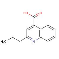 1019-03-0 2-Propylquinoline-4-carboxylic acid chemical structure