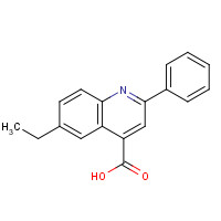436091-45-1 6-Ethyl-2-phenylquinoline-4-carboxylic acid chemical structure