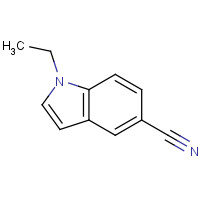 83783-28-2 1-Ethyl-1H-indole-5-carbonitrile chemical structure