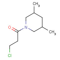 349097-99-0 1-(3-Chloropropanoyl)-3,5-dimethylpiperidine chemical structure