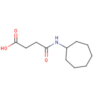545349-11-9 4-(Cycloheptylamino)-4-oxobutanoic acid chemical structure