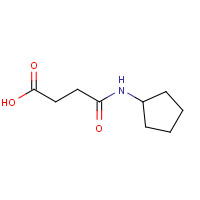541537-57-9 4-(Cyclopentylamino)-4-oxobutanoic acid chemical structure