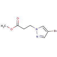 1007517-46-5 Methyl 3-(4-bromo-1H-pyrazol-1-yl)propanoate chemical structure