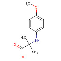 103856-06-0 N-(4-Methoxyphenyl)-2-methylalanine chemical structure