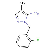1015845-68-7 1-(2-Chlorobenzyl)-4-methyl-1H-pyrazol-5-amine chemical structure