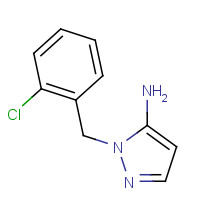 3524-28-5 1-(2-Chlorobenzyl)-1H-pyrazol-5-amine chemical structure
