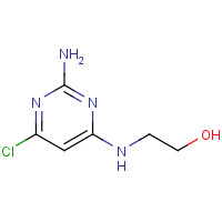 2846-77-7 2-[(2-Amino-6-chloropyrimidin-4-yl)amino]ethanol chemical structure