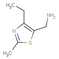 1123169-53-8 [(4-Ethyl-2-methyl-1,3-thiazol-5-yl)methyl]amine chemical structure