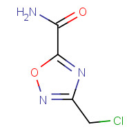 25977-21-3 3-(Chloromethyl)-1,2,4-oxadiazole-5-carboxamide chemical structure