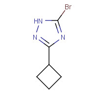 1199215-81-0 5-Bromo-3-cyclobutyl-1H-1,2,4-triazole chemical structure