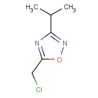 54042-97-6 5-(Chloromethyl)-3-isopropyl-1,2,4-oxadiazole chemical structure
