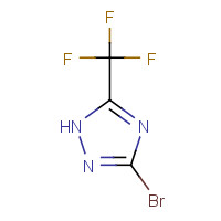 1185320-36-8 3-Bromo-5-(trifluoromethyl)-1H-1,2,4-triazole chemical structure