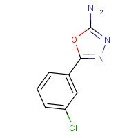 1673-45-6 5-(3-Chlorophenyl)-1,3,4-oxadiazol-2-amine chemical structure