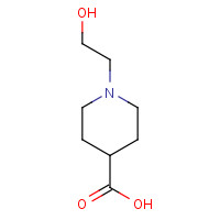 16665-18-2 1-(2-Hydroxyethyl)piperidine-4-carboxylic acid chemical structure