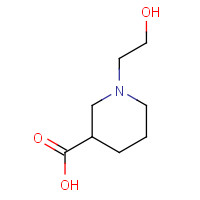 856213-49-5 1-(2-Hydroxyethyl)piperidine-3-carboxylic acid chemical structure