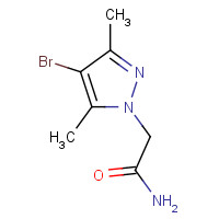 1005668-21-2 2-(4-Bromo-3,5-dimethyl-1H-pyrazol-1-yl)acetamide chemical structure