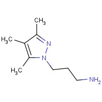 69980-77-4 [3-(3,4,5-Trimethyl-1H-pyrazol-1-yl)propyl]amine chemical structure