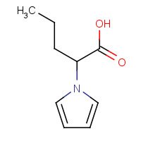 70901-15-4 2-(1H-Pyrrol-1-yl)pentanoic acid chemical structure
