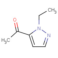 946655-79-4 1-(1-Ethyl-1H-pyrazol-5-yl)ethanone chemical structure