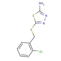 299442-99-2 5-[(2-Chlorobenzyl)thio]-1,3,4-thiadiazol-2-amine chemical structure