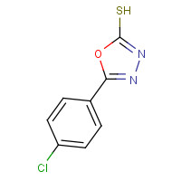 23766-28-1 5-(4-Chlorophenyl)-1,3,4-oxadiazole-2-thiol chemical structure
