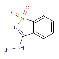 6635-42-3 3-Hydrazino-1,2-benzisothiazole 1,1-dioxide chemical structure