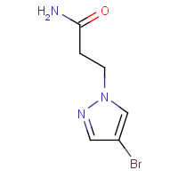 1177349-02-8 3-(4-Bromo-1H-pyrazol-1-yl)propanamide chemical structure
