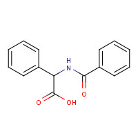 74536-43-9 (Benzoylamino)(phenyl)acetic acid chemical structure