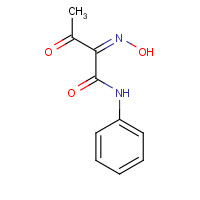 2352-40-1 (2Z)-2-(Hydroxyimino)-3-oxo-N-phenylbutanamide chemical structure