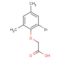 38206-98-3 (2-Bromo-4,6-dimethylphenoxy)acetic acid chemical structure