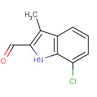 910442-16-9 7-Chloro-3-methyl-1H-indole-2-carbaldehyde chemical structure