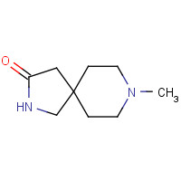 154495-67-7 8-Methyl-2,8-diazaspiro[4.5]decan-3-one chemical structure