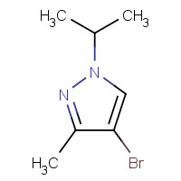 1215295-87-6 4-Bromo-1-isopropyl-3-methyl-1H-pyrazole chemical structure