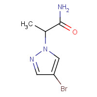 1183357-58-5 2-(4-Bromo-1H-pyrazol-1-yl)propanamide chemical structure