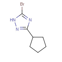 1210976-47-8 5-Bromo-3-cyclopentyl-1H-1,2,4-triazole chemical structure