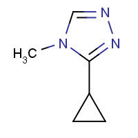 1217862-57-1 3-Cyclopropyl-4-methyl-4H-1,2,4-triazole chemical structure