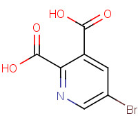98555-51-2 5-Bromopyridine-2,3-dicarboxylic acid chemical structure